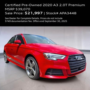 A3 2.0T Premium
